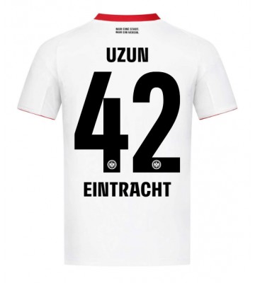Eintracht Frankfurt Can Uzun #42 Replika Bortatröja 2025-26 Kortärmad Eintracht Frankfurt Can Uzun #42 Replika Bortatröja 2025-26 Kortärmad